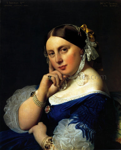  Jean-Auguste-Dominique Ingres Delphine Ingres, nee Ramel - Hand Painted Oil Painting