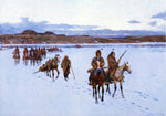  Henry F Farney Departure for the Buffalo Hunt - Hand Painted Oil Painting