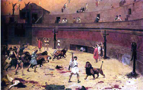  Jean-Leon Gerome Departure of the Cats from the Circus - Hand Painted Oil Painting