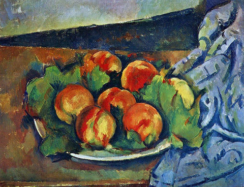  Paul Cezanne Dish of Peaches - Hand Painted Oil Painting