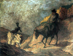  Honore Daumier Don Quixote and Sancho Panza - Hand Painted Oil Painting