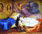 Karl Pavlovich Brulloff Dreams of Grandmother and Granddaughter - Hand Painted Oil Painting