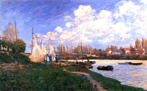  Alfred Sisley Drying Nets - Hand Painted Oil Painting