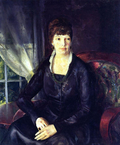  George Wesley Bellows Emma at the Window - Hand Painted Oil Painting