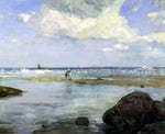  Howard Russell Butler English Coast (also known as "Gone" on St. Ives Beach) - Hand Painted Oil Painting