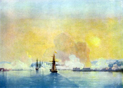  Ivan Constantinovich Aivazovsky Entrance in the bay of Sevastopol - Hand Painted Oil Painting