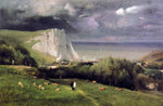  George Inness Etretat - Hand Painted Oil Painting