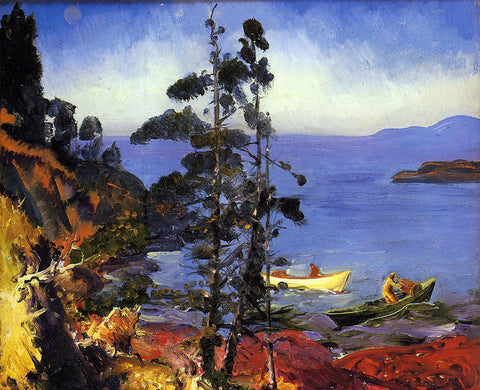 George Wesley Bellows Evening Blue - Hand Painted Oil Painting