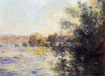  Claude Oscar Monet Evening Effect of the Seine - Hand Painted Oil Painting