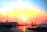  Ivan Constantinovich Aivazovsky Exchange of Peterburg - Hand Painted Oil Painting