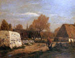  Eugene-Louis Boudin Farm near Quimper - Hand Painted Oil Painting