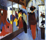  August Macke A Fashion Shop - Hand Painted Oil Painting