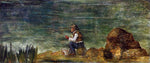  Paul Cezanne Fisherman on the Rocks - Hand Painted Oil Painting