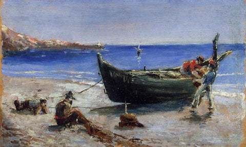  Henri De Toulouse-Lautrec A Fishing Boat - Hand Painted Oil Painting
