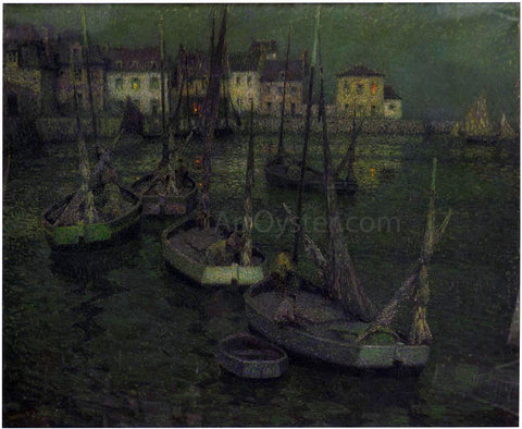  Henri Le Sidaner Fishing Boats - Hand Painted Oil Painting