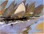  Joaquin Sorolla Y Bastida Fishing Boats - Hand Painted Oil Painting