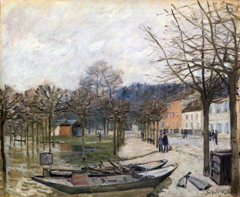  Alfred Sisley Flood at Port Marly - Hand Painted Oil Painting