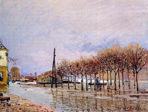  Alfred Sisley Flood at Port-Marly - Hand Painted Oil Painting