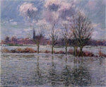  Gustave Loiseau Flood near Nantes - Hand Painted Oil Painting