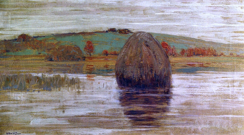  Arthur Wesley Dow Flood Tide, Ipswich Marshes, Massachusetts - Hand Painted Oil Painting