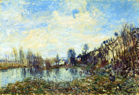  Alfred Sisley Flooded Field - Hand Painted Oil Painting