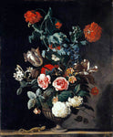  Abraham Jansz Begeyn Flowers in a Stone Vase - Hand Painted Oil Painting