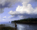  Herman Herzog Fly Fishing - Hand Painted Oil Painting