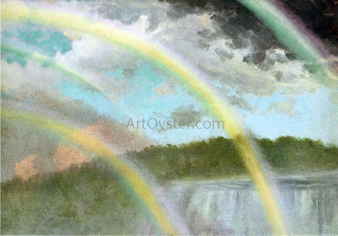  Albert Bierstadt Four Rainbows Over Niagara Falls - Hand Painted Oil Painting