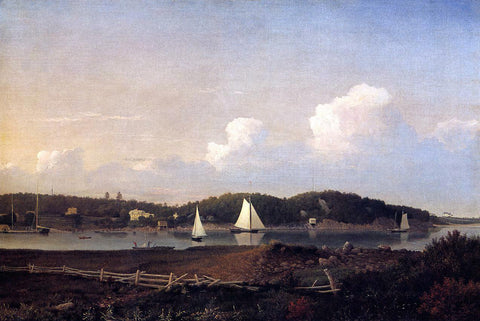  Fitz Hugh Lane Fresh Water Cove from Dolliver's Neck, Glouster - Hand Painted Oil Painting