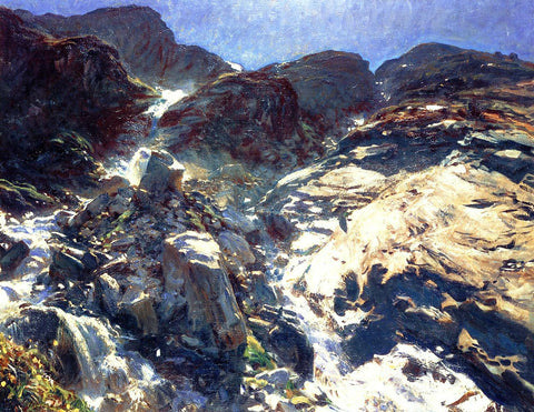  John Singer Sargent Glacier Streams - Hand Painted Oil Painting