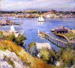  Willard Leroy Metcalf Gloucester Harbor - Hand Painted Oil Painting