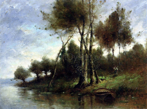  Paul Desire Trouillebert Going Fishing - Hand Painted Oil Painting
