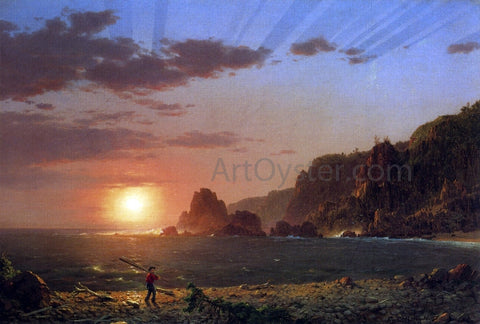  Frederic Edwin Church Grand Manan Island, Bay of Fundy - Hand Painted Oil Painting