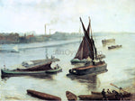  James McNeill Whistler Grey and Silver: Old Battersea Reach - Hand Painted Oil Painting
