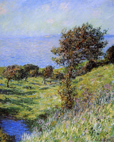  Claude Oscar Monet Gust of Wind - Hand Painted Oil Painting