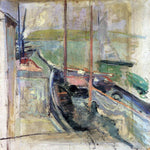  John Twachtman A Harbor Scene - Hand Painted Oil Painting