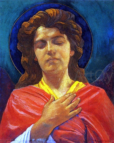  John La Farge Head of an Angel - Hand Painted Oil Painting