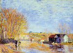  Alfred Sisley High Waters at Moret-sur-Loing - Hand Painted Oil Painting