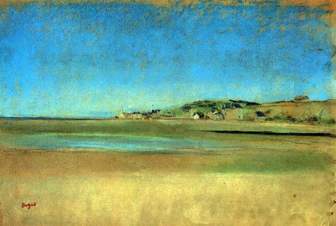  Edgar Degas Houses by the Seaside - Hand Painted Oil Painting