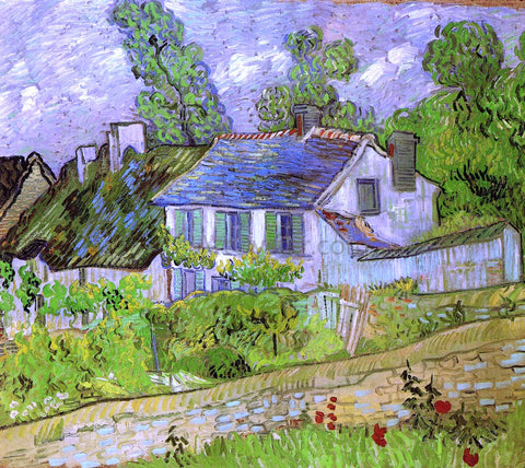  Vincent Van Gogh Houses in Auvers - Hand Painted Oil Painting