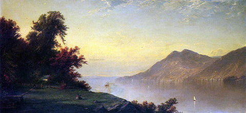  Alexander Lawrie Hudson River at West Point - Hand Painted Oil Painting