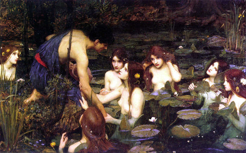  John William Waterhouse Hylas and the Nymphs - Hand Painted Oil Painting