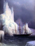  Ivan Constantinovich Aivazovsky Icebergs in the Atlantic (detail) - Hand Painted Oil Painting
