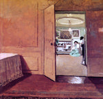  Felix Vallotton Interior, Vestibule by Lamplight - Hand Painted Oil Painting