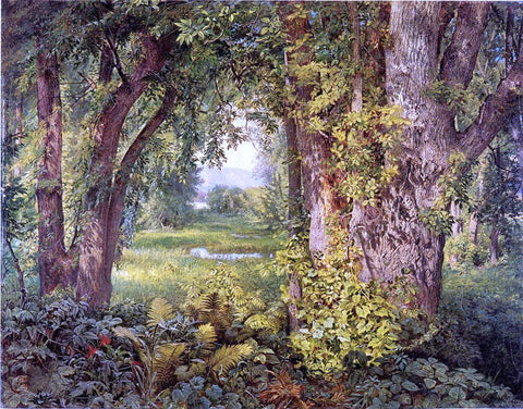  William Trost Richards Into the Woods - Hand Painted Oil Painting