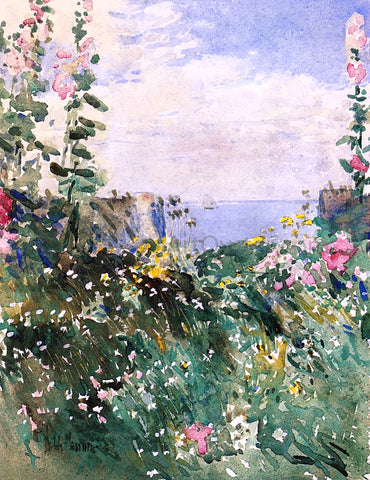  Frederick Childe Hassam Isles of Shoals Garden, Appledore - Hand Painted Oil Painting