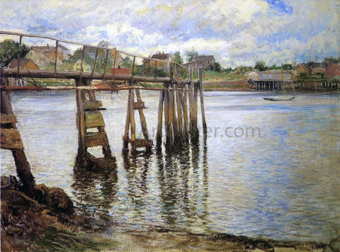  Joseph Rodefer De Camp Jetty at Low Tide - Hand Painted Oil Painting