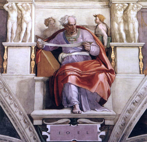  Michelangelo Buonarroti Joel - Hand Painted Oil Painting