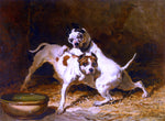  Alfred De Dreux Jouant Devant Une Ecuelle - Hand Painted Oil Painting
