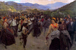  Ignacio Diaz Olano La Fiesta - Hand Painted Oil Painting